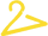 A yellow pencil drawing a curved line on a light gray background.